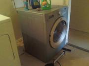 Silver/Blue Double Loader Washer